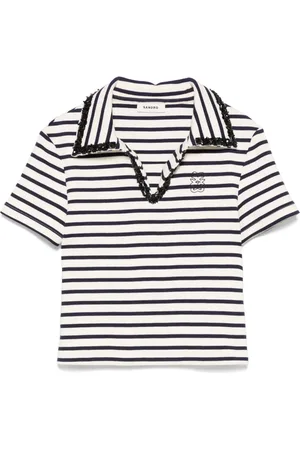 Sandro Striped polo shirt