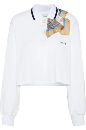 Kolor Scarf detail polo top
