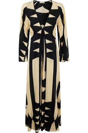VOLANTIS Silk midi dress