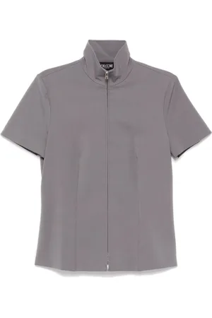 DEL CORE Zip fastening short sleeves shirt
