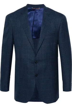 CANALI Checked wool blazer