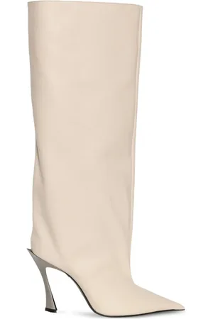 MUGLER 95mm leather boots
