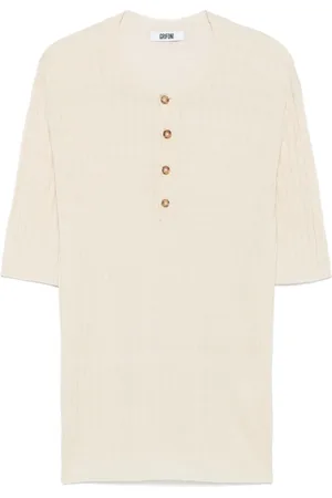 GRIFONI Knitted Henley T