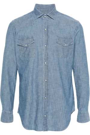 ELEVENTY Chambray press