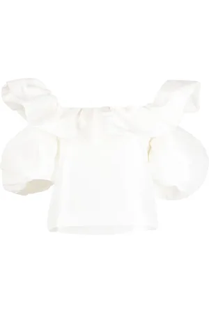 Kika Vargas Ruffled shoulder cut