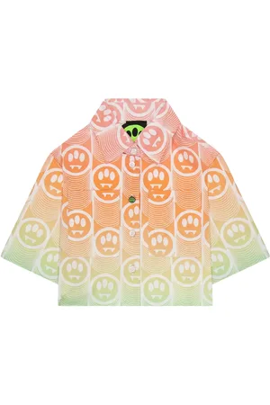 BARROW Logo pattern shirt