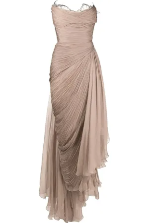 MARIA LUCIA HOHAN Jolie draped silk gown
