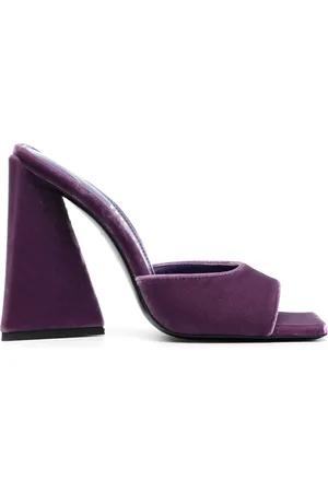 The Attico Devon velvet 115mm sandals