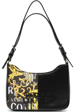 VERSACE Graphic logo print shoulder bag