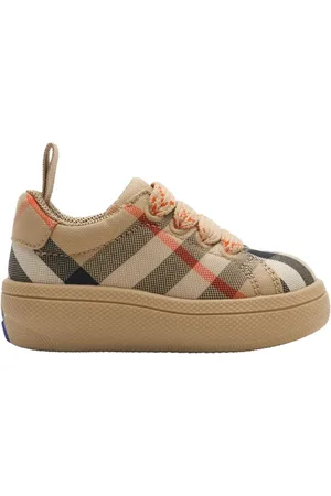 Burberry Checkered cotton sneakers
