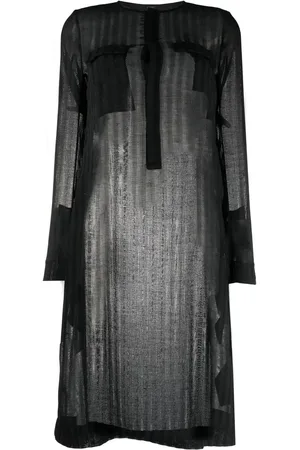 SAPIO Striped sheer oversized T