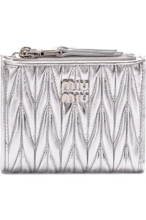 Miu Miu Small matelass?? leather wallet