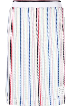 Thom Browne Striped straight skirt