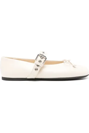 Miu Miu Leather ballerina shoes