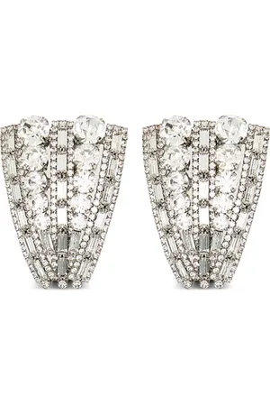 Alessandra Rich Crystal brass clip