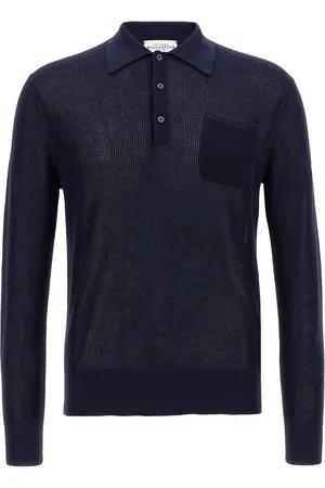 BALLANTYNE Ribbed polo shirt