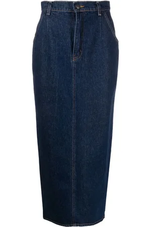 MAGDA BUTRYM Tima denim midi skirt