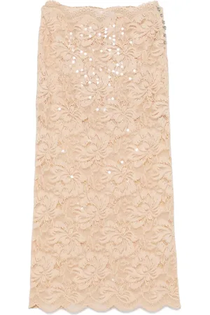 Paco rabanne Lace midi skirt