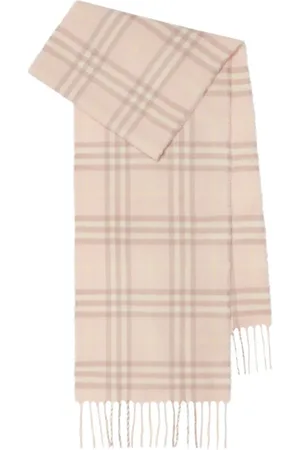 Burberry Checked cashmere scarf