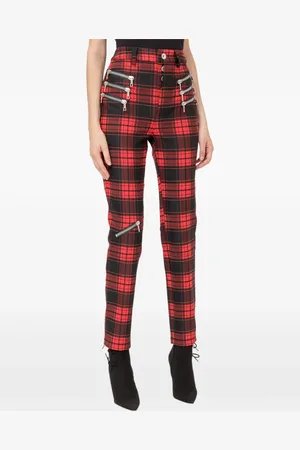Unravel Project Checked skinny trousers