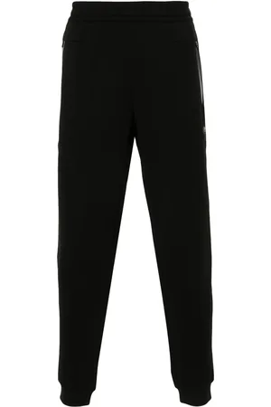 EA7 Rubberised logo track pants
