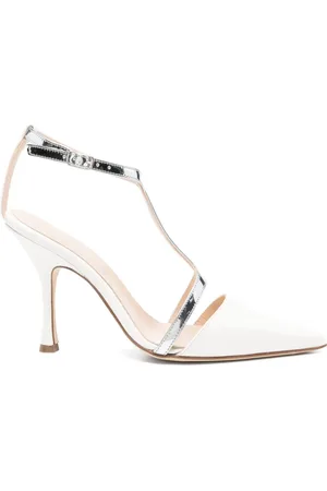 ANNA F. 95mm leather pumps