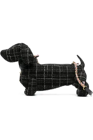 Thom Browne Mini Hector tweed bag