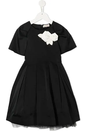 MONNALISA Floral appliqu?? party dress