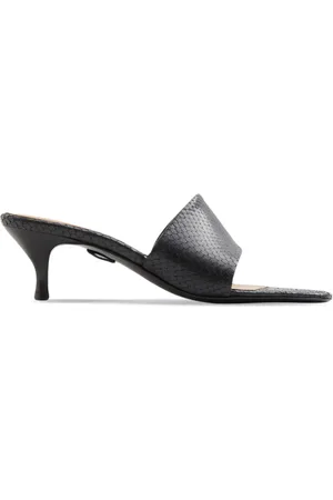 Filippa K 60mm Strappy snakeskin
