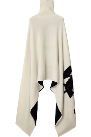 Burberry Equestrian Knight cashmere reversible cape