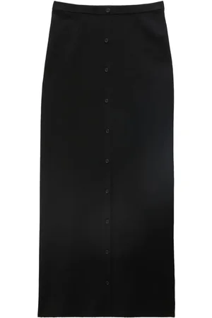 Filippa K Buttoned knitted maxi skirt