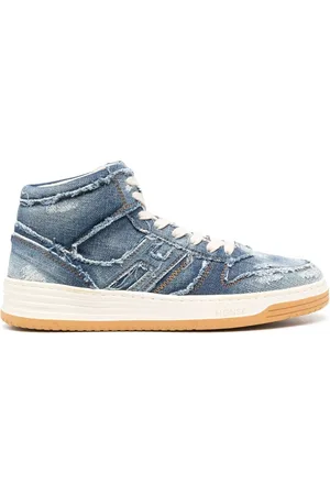 Hogan Distressed denim high
