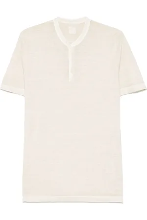 120% Lino M??lange henley T