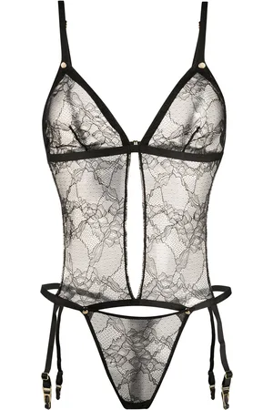 MAISON CLOSE Jeux Magn??tqiues thong bodysuit