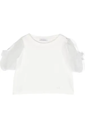 MONNALISA Short puff sleeves T