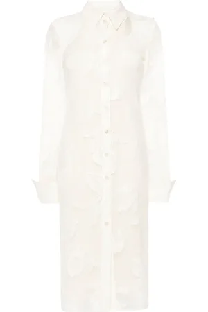 Sportmax Canosa mesh midi dress