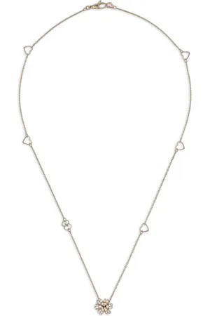 Gucci 18K white gold diamond and mother