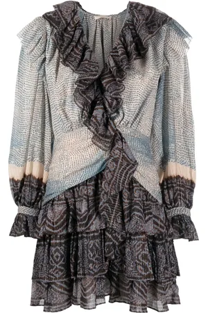 ULLA JOHNSON Sara ruffled mini dress