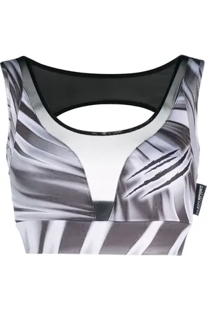 Philipp Plein Printed cotton cropped