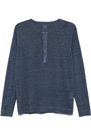 120% Lino Linen henley T