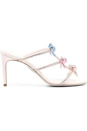 RENE CAOVILLA 100mm crystal