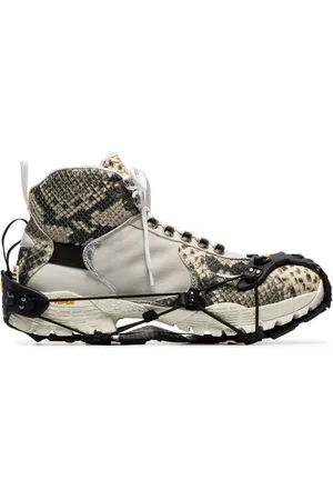 1017 ALYX 9SM Beige and snakeskin effect leather high