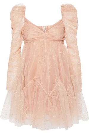 ZIMMERMANN Polka dot tulle minidress