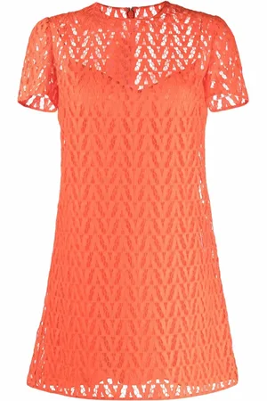 VALENTINO GARAVANI Optical logo pattern mini dress