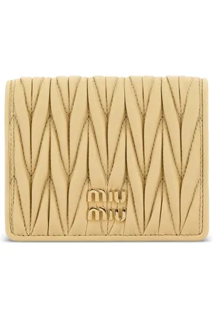 Miu Miu Small matelass?? leather wallet