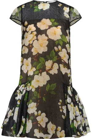 Oscar de la Renta Silk mini dress