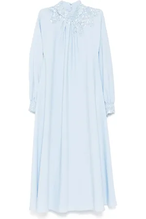 Saiid Kobeisy Embroidered crepe dress
