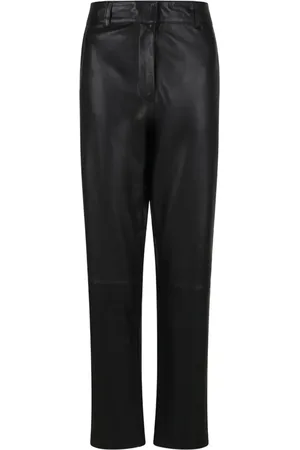SELECTED Leather straight