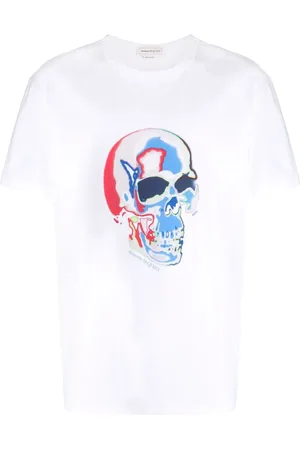 Alexander McQueen Solarised Skull print T