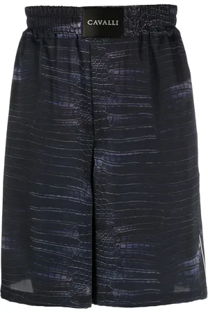 Roberto Cavalli Crocodile print knee
